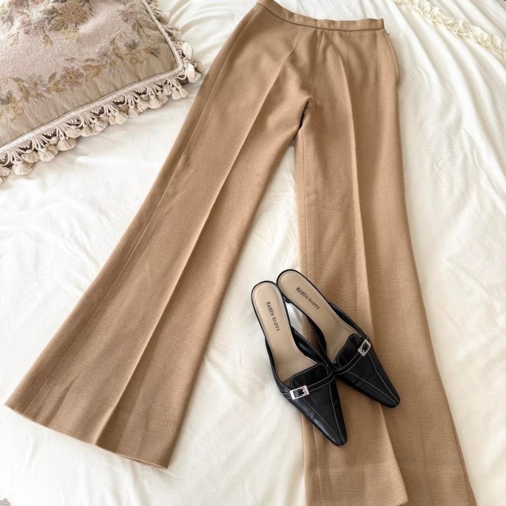 70s‎ tan flare pants vintage womens xs